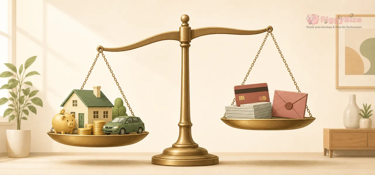 Assets vs liabilities: what actually counts?
